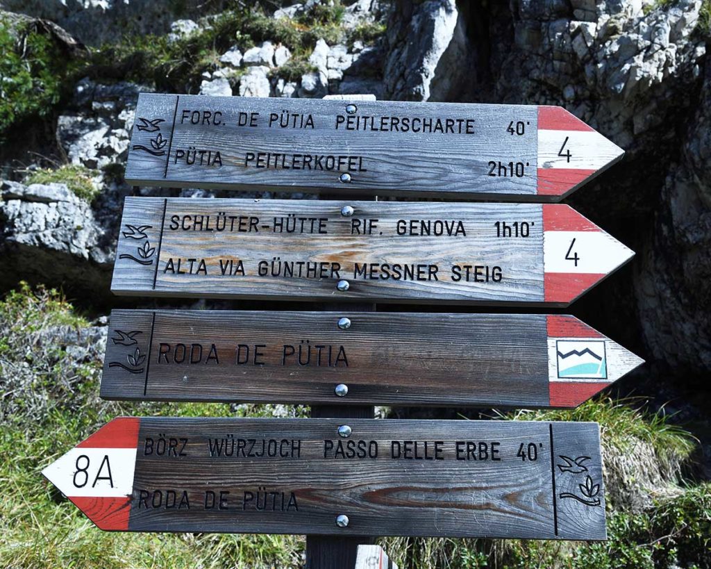 wegbewijzering-dolorama-track-zuid-tirol