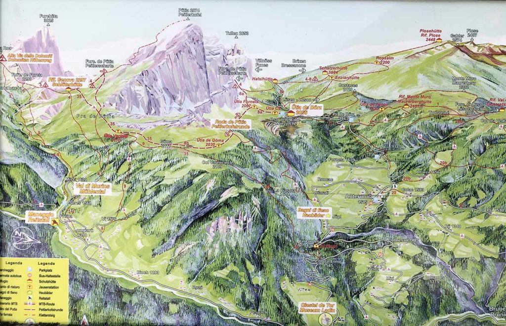 Dolorama-trail-dolomieten-Kaart-wandelgebied
